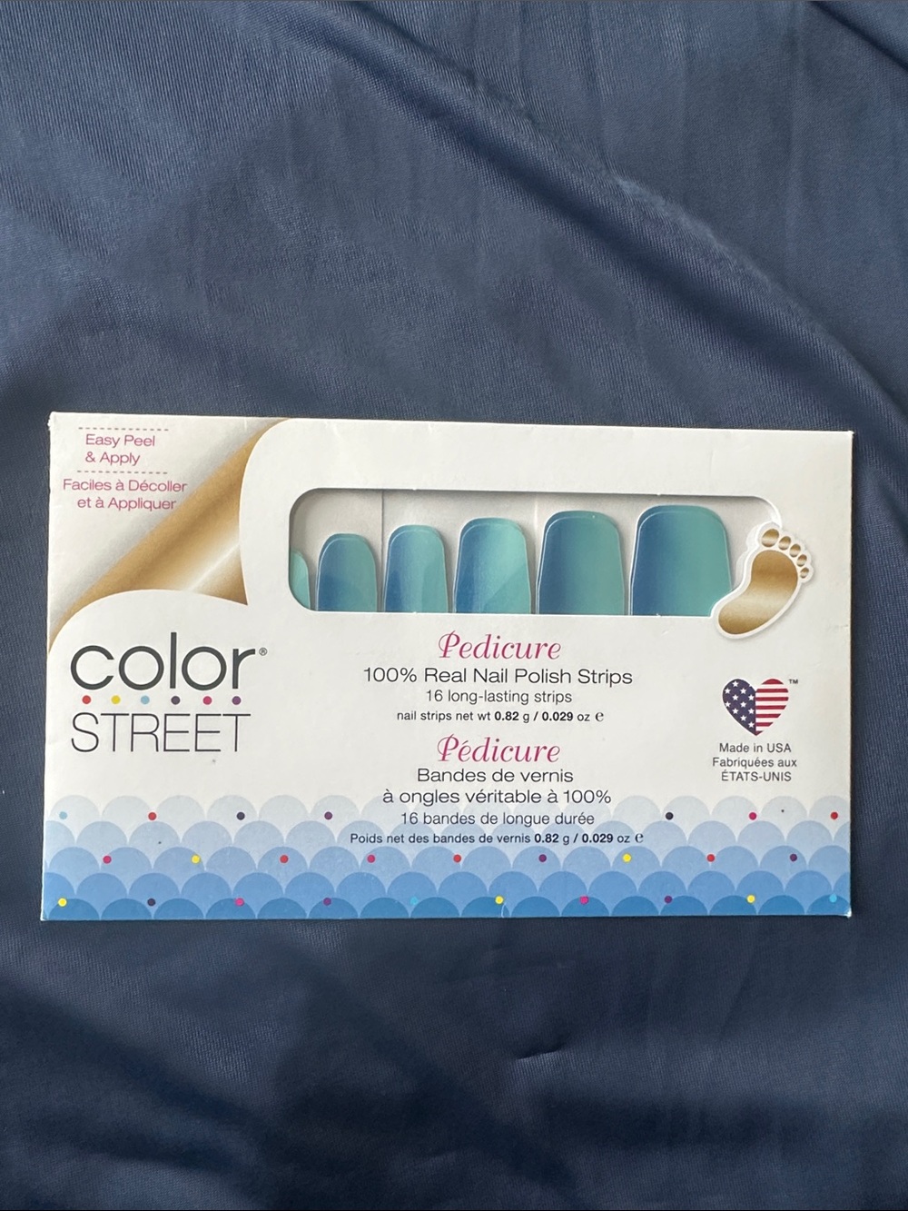 Color Street Pedicure Serene Marine